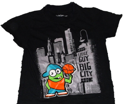 Kids Korner Boys 12 M Black Shirt (Little Guy Big City)
