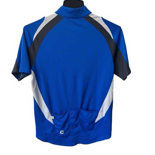 Cannondale Men's Medium 1/4 Zip Ride Blue Short Sleeve Cycling Jersey NWT - Picture 5 of 10