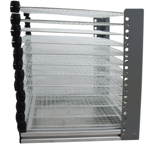 12-lagiger Schreibtisch platziert Push Typ Trockengestell Trocknen und Stapeln 24 x 15,75 x 13,8" - Bild 3 von 13