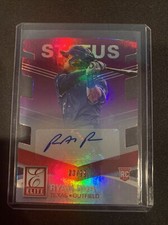 RYAN RUA 2015 Panini Elite Signatures Status Purple Die-Cut Auto Autograph /99