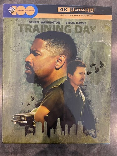 TRAINING DAY - film en 4k ultra hd + blu-ray zone B COFFRET STEELBOOK COLLECTOR - Afbeelding 1 van 3