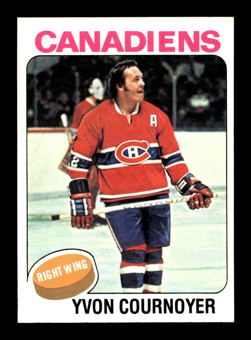 1975 76 Topps #70 Yvon Cournoyer Canadiens NEAR MINT *9q