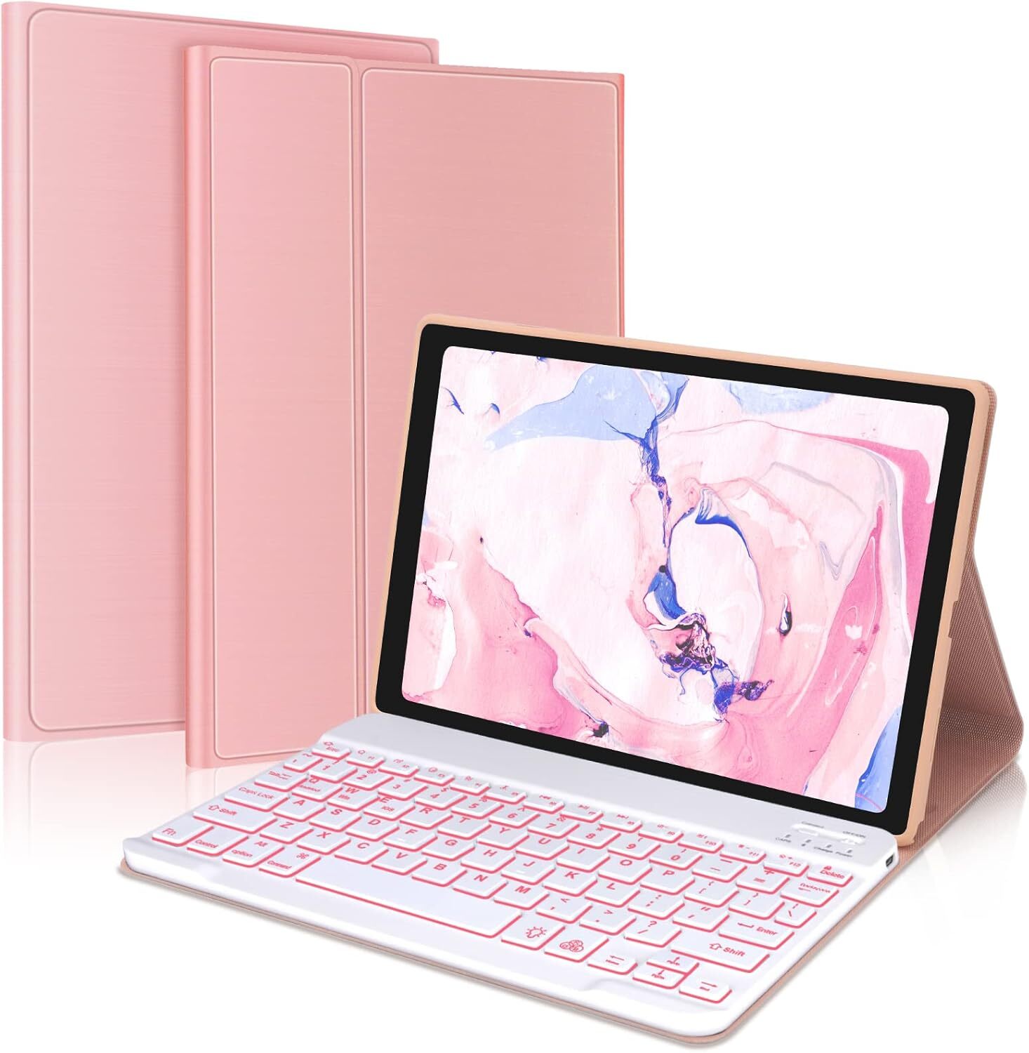 OYOSUOGG Backlit Blue Keyboard Case for Galaxy Tab A8 2022 Model