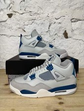 Air Jordan 4 ‘Military Blue’ Men’s Size 11.5 Pre‑owned Sneakers FV5029‑141