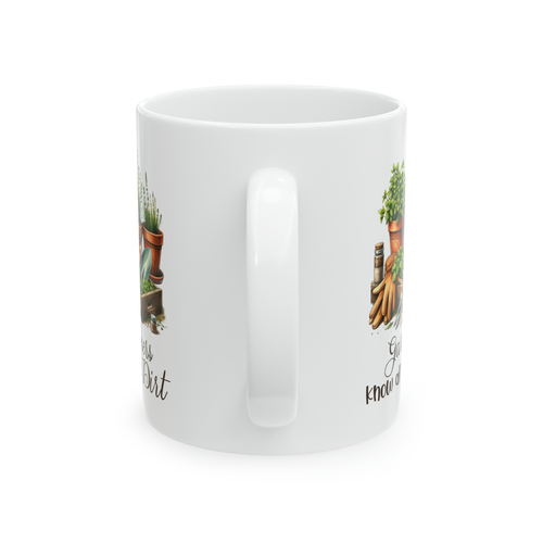Gartenarbeit Tasse lustiges Zitat Gärtner kennen den ganzen Schmutz Geschenk Kaffee Tee Tasse 11 oz - Bild 4 von 6