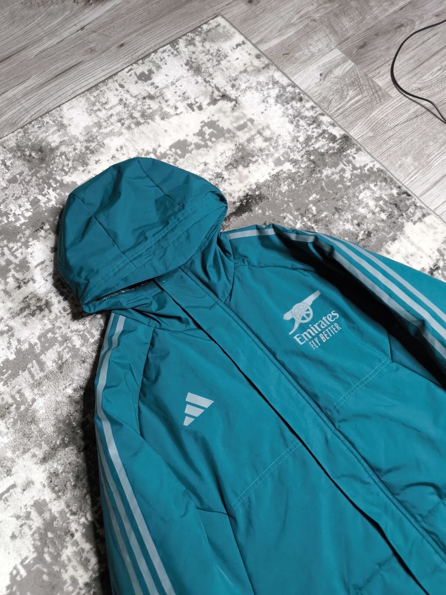 スノーボード arsenal Arsenal Adidas 2023 2024 Stadium Parka Red Men's Training Jacket