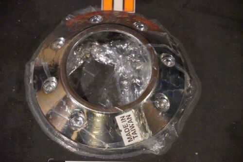 Chrome Front Wheel Rim Hub Cap For 96-06 Harley Softail FXST FLST 09-091 - Foto 3 di 4
