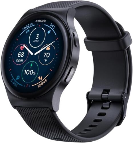 Motorola Moto Watch 120 36.3mm Smartwatch W/ Heart Rate Monitor - 3 colors - Picture 2 of 25