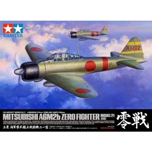 TAMIYA 1/32 Mitsubishi A6M2b Zero Fighter Model 21 model Kit New from Japan - Picture 1 of 1