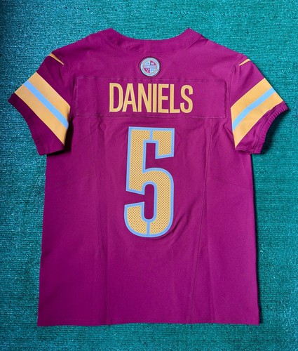 Authentic Jayden Daniels Washington Commanders Nike Vapor Fuse Elite Jersey 40 - Picture 9 of 13