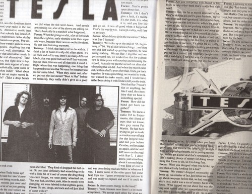Focus Music Magazine 2002 The Derailers Tesla Eve To Adam Cabaret Diosa Mambo - Picture 3 of 3