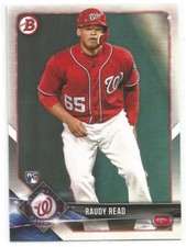 Raudy Read Washington Nationals 2018 Bowman Rookie Card