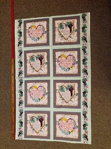 Daisy Kingdom, I am the Vine, #7369 (2006) Karla Dornacher.  4 Cut & Sew Paneele - Bild 2 von 7