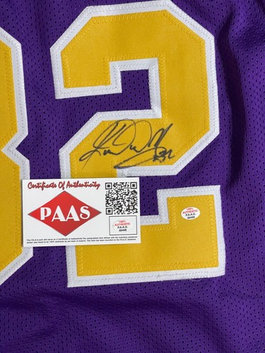 Karl Malone Utah Jazz Autographed Signed Jersey Size XL with COA - Picture 2 of 4