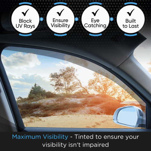 ISPEED Wind Deflectors for Volvo V40 MK2 2012-2019 5-Door Hatchback 4pc Set - Picture 7 of 10