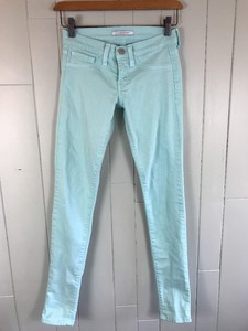 Women-039-s-Flying-Monkey-Mint-Green-Colored-Super-Skinny-Stretch-Jeans-Size-24