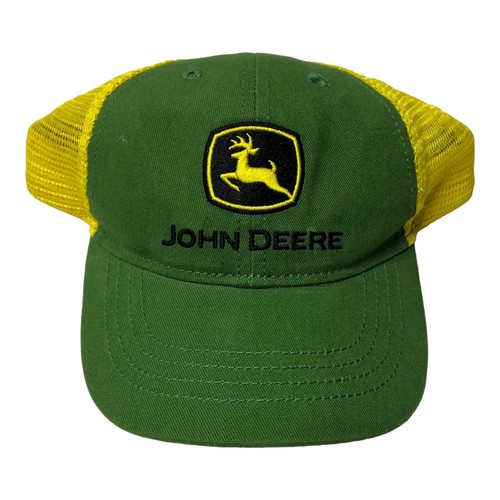 John Deere Embroidered Logo Hat Cap Green Snapback Youth Kids Logo Farm Country