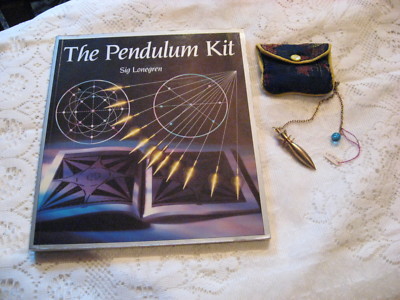 REDUCED! The Pendulum Kit Book by Sig Lonegren with ''Anubis'' Pendulum and Pouch