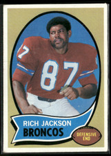 1970 Topps Rich Jackson #95 RC - Denver Broncos - Vintage NFL Football