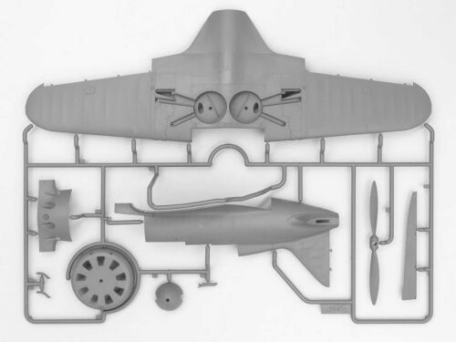 ICM 32005 Plastik Modellflugzeug Bausatz Maßstab 1:32 Soviet Fighter I-16 Typ 17 - Bild 4 von 13