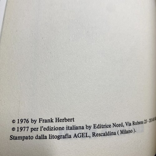 die dünensöhne frank herbert Erstausgabe Verlag Nord Kosmos Gold Rist. 1984 - Bild 9 von 10