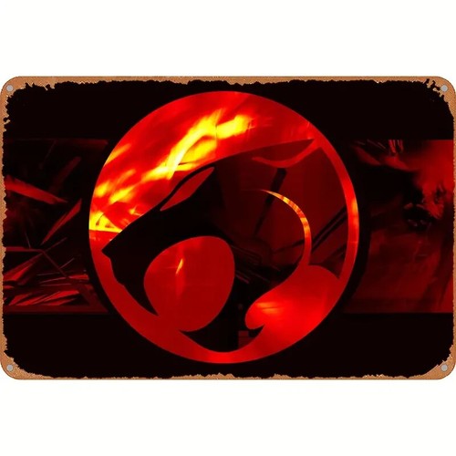 Thundercats Vintage style metal tin sign  80s Cartoon for collector room - Picture 1 of 6