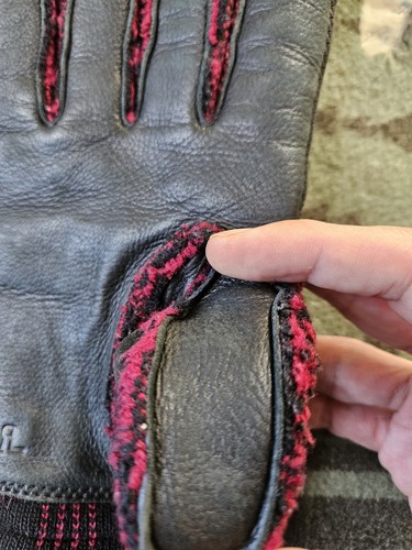 Vintage RRL Leather & Wool Gloves Size Small - Medium Ralph Lauren Double Rl Y2K - Picture 12 of 15