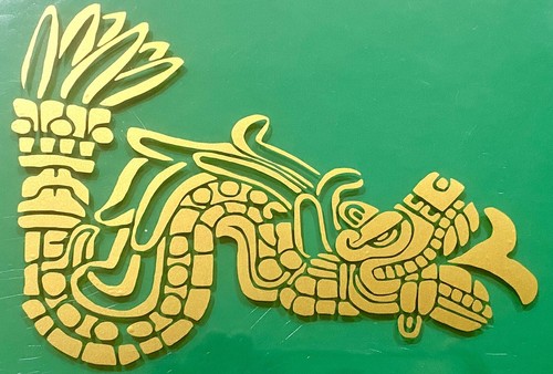 Aztec QUETZALCOATL, Mayan KUKULKAN Sticker, Decal Vinyl For Laptop, Helmet - Picture 2 of 10