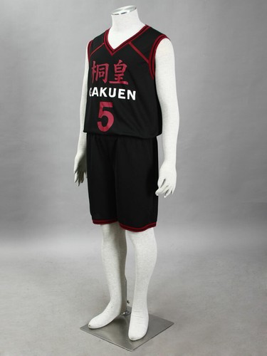 Kuroko no Basuke Daiki Aomine Too No.5 Jersey Outfit Anime Cosplay Costume A012 - Picture 2 of 5