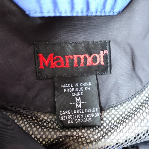 Marmot Jacket GoreTex Performance Hooded Outdoors Blue Medium - Picture 3 of 18