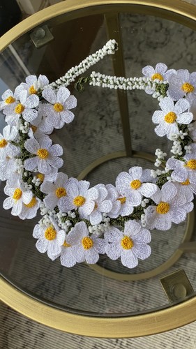 Oya Crochet Necklace Needle Lace 17.72" BRAND NEW FAST Shipment mekiye-022 - Video 1 of 1