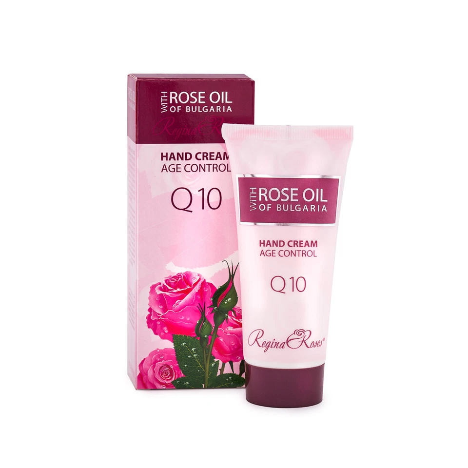 Regina Roses Handcreme mit Q10 und Rosenöl - age control