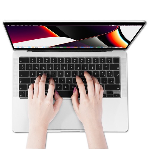 XSKN EU US Spanish Silicone Keyboard Cover for 2021-2024 Macbook Pro 14.2/16.2 - Picture 19 of 20