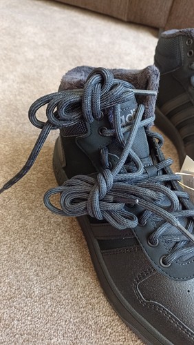 Scarpe da ginnastica uomo Adidas Hoops 2.0 Mid taglia UK 9 nuove imballate - Foto 10 di 12