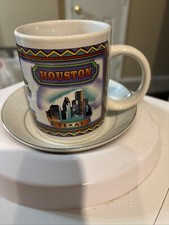 Houston Texas Coffee Mug Collectible 3.7” Height