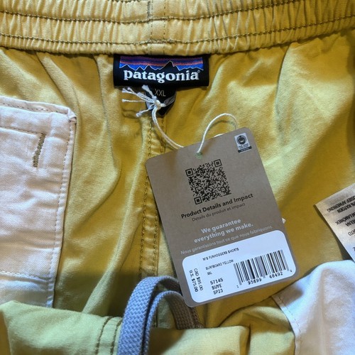 Pantalones Cortos Patagonia Funhoggers Algodón 6" Caqui Clásico Tostado Para Hombres Talla XXL Nuevos $75 - Imagen 4 de 9