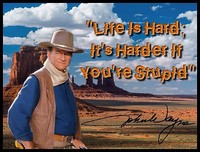 John Wayne Fridge Magnet 1. Large 4 X 5. life Is Hard.....free Shipping John Wayne Fridge Magnet 1. Large 4 X 5. life Is Hard.....free Shipping