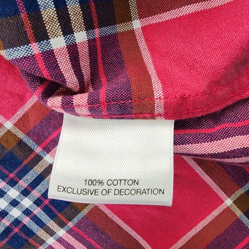 Cremieux Shirt Mens XL Pink Red Plaid Button Down Long Sleeve Oxford Classics - Picture 10 of 18