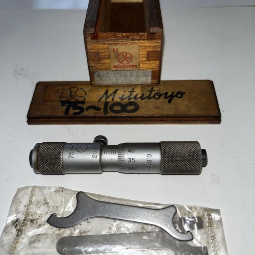 Inside Micrometer IM-100 Mitutoyo 133-144 Rod Type