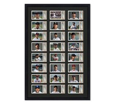 PSA Graded Card Frame Display Holds (24) Slabs Baseball, UV Protection (optional