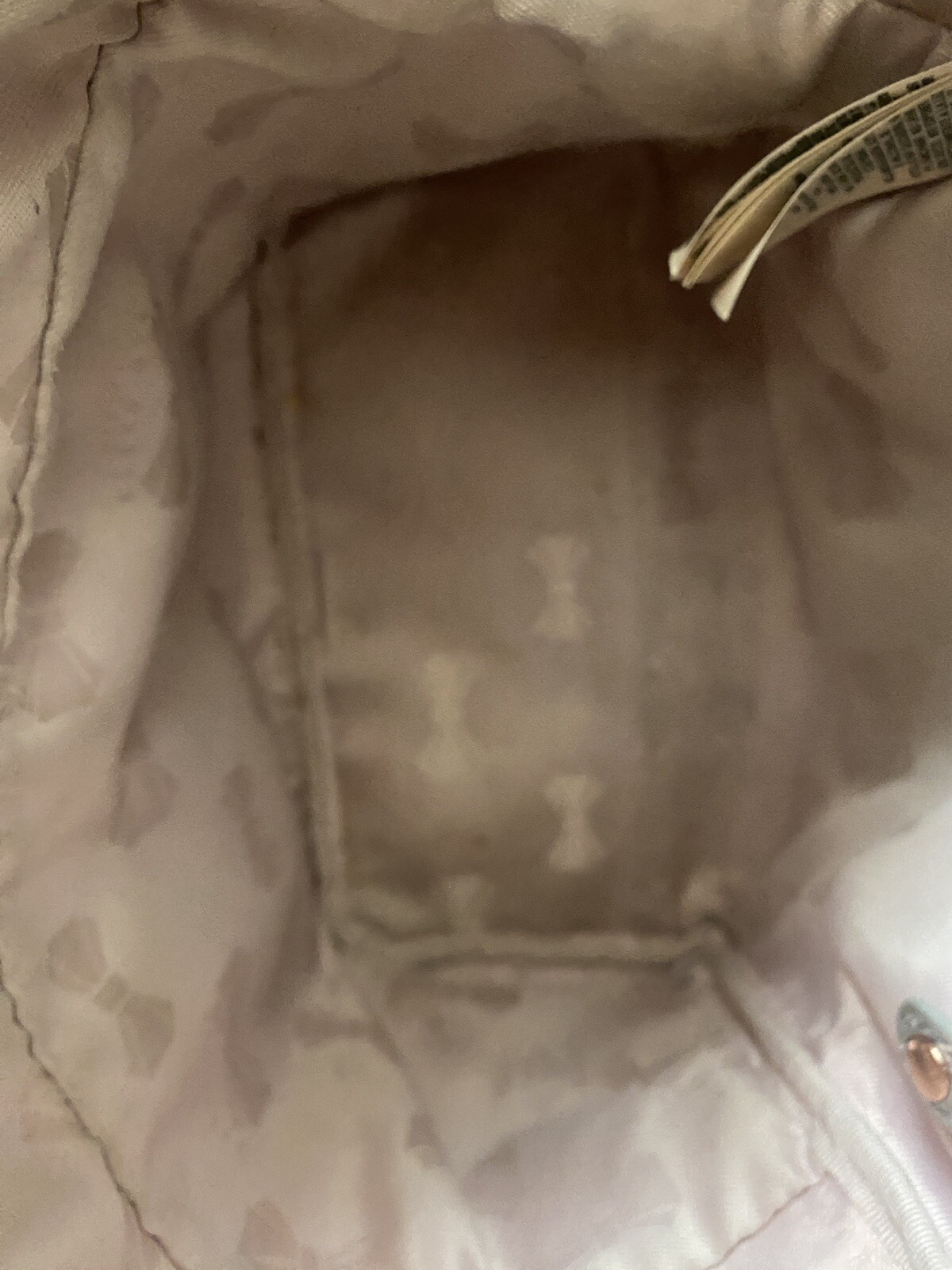 TED BAKER SILVER METALLIC BACKPACK - image 6