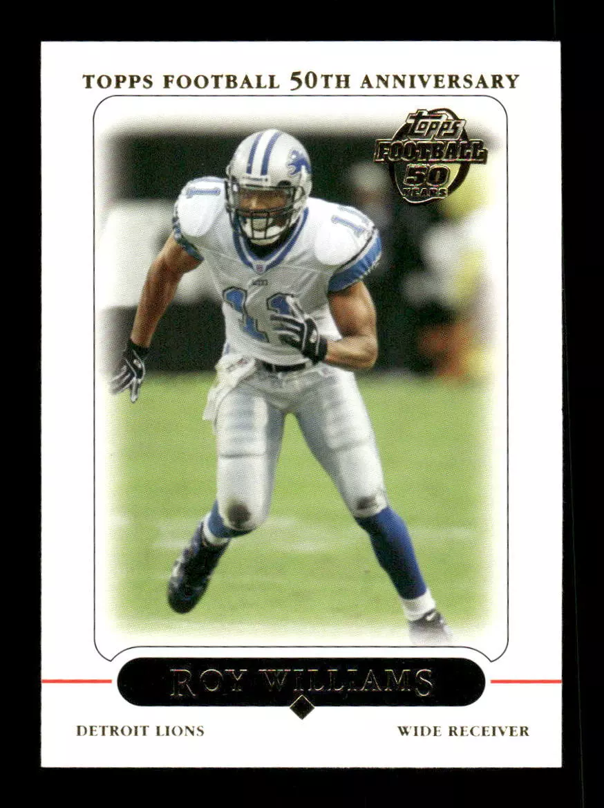 Roy Williams trading card
