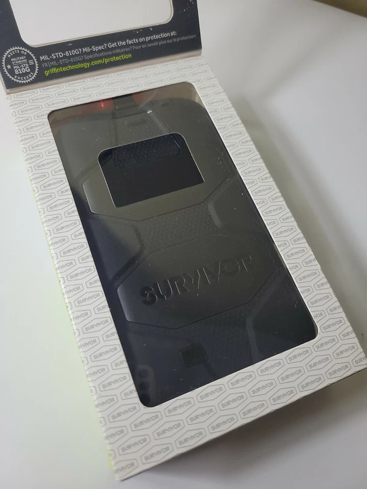 GRIFFIN SURVIVAL todo terreno SAMSUNG Galaxy S4 negro funda y clip Foto 3 de 4