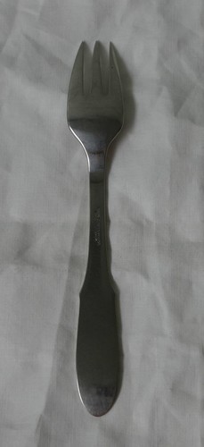 Georg Jensen MITRA Denmark Stainless 6 1/2"  Fork Danish Modern Flatware - Picture 2 of 3