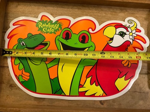 VINTAGE RAINFOREST CAFE PLACEMAT PREOWNED - Picture 3 of 7