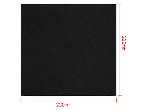 Hoja adhesiva negra cuadrada superficie de construcción súper imán A+B para impresora 3D cama caliente - Imagen 12 de 17