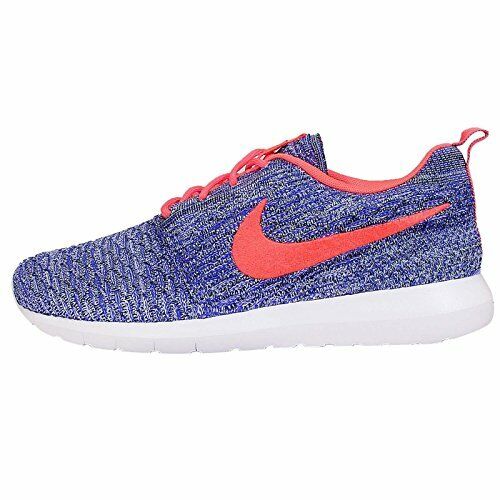 Nike Mens Flyknit Rosherun Purple Orange Sz 8 677243 500 Running Shoe - Picture 1 of 1