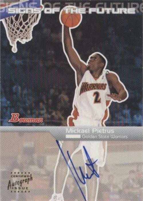 2003-04 Bowman Rookies & Stars - Mickael Pietrus #SFA-MP - 1 of 2