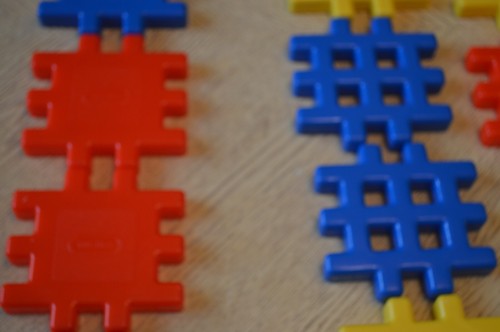 Little Tikes Wee Waffle Blocks 18 Pc Set Made In USA Vintage 1984 W/ Box - 第 9/9 張圖片