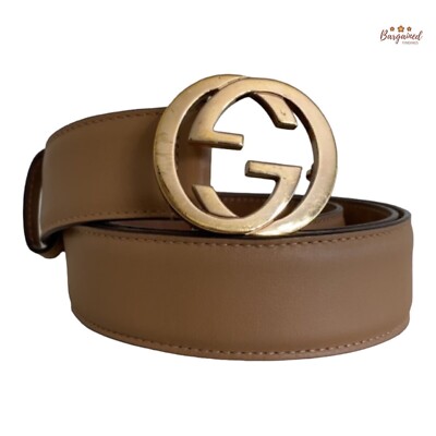 GUCCI ダブルG ワイドベルトベージュ ダブルG リバーシブル ワイドベルトベージュ GGスプリーム